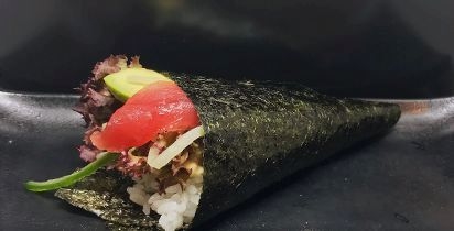 Tonijn handrol Sushi