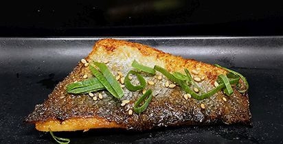 Gegrilde zeebaars Yugo